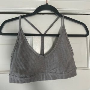 ALO Ribbed Blissful Bra